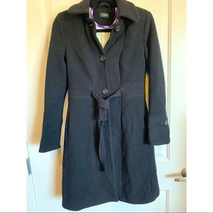 J Crew Black Coat